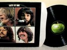 THE BEATLES Let It Be LP Orig 1970 1st Press UK Red Apple Back PCS-7096 NICE