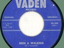 BOBBY LEE TRAMMELL Been A Walking / Hi Ho Silver 45rpm Vaden 1960 rockabilly