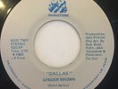 GINGER BROWN - Dallas/Roger | RARE Texas boogie funk disco Cowboys JP 45