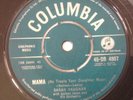 SARAH VAUGHAN - MAMA / ONE MINT JULEP - UK COLUMBIA DB 4807.