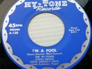 HY-TONES doowop 45 I'm A Fool on mint minus Hy Tone REPRO b/w Chinese Boogie KZG