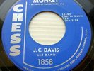 J.C DAVIS Northern soul 45 nice VG++ vinyl Chess MONKEY b/w SWEET SWEET LOVE JF3
