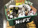 NOFX -THE 7 INCH CLUB LP -WHITE WAX  + POSTER (BANNER PILOT,LILLINGTONS,RANCID )