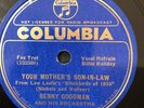 Columbia 2856D Benny Goodman Orch w BILLIE HOLIDAY her 1st record E+ 78 rpm 1933