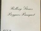 2 CLASSIC ROLLING STONES ORIGINAL VINYLS - BEGGARS BANQUET AND BLACK AND BLUE 