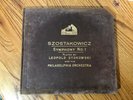 Rare 1933 His Master's Voice 78 speed Shostakovich Symphony 1 Szostakowicz