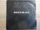 AC/DC - Back in black, 7'' Single (45 rpm) von 1980 PORTUGAL Pressung