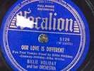 Vocalion 5129 Billie Holiday & Her Orch OUR LOVE IS DIFFERENT  78 rpm 1939 E