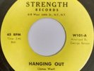 Rare Funk 45 - JAMES WEST - HANGING OUT / EVERY KNOCK'S A BOOST, CHILD