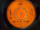 THE ZOMBIES - Time Of The Season (CBS 3380 1968 UK 7