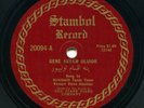 TURKEY - Kirkillselli Tanas on rare Stambol Record label, Gennett pressing EX