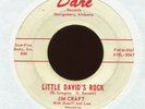 JIM CRAFT Little David's Rock on Dare Rockabilly Bop 45 Hear