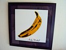 ANDY WARHOL-OBJEKT-ORIGINAL LP VELVET UNDERGROUND & NICO-UNTER GLAS-45x45-TOP