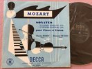 CHARLES ROSEN & PETERS Mozart Sonatas ORIG Decca FST 133035 FRA-1950s LP EX