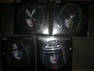 KISS ACE FREHLEY GENE SIMMONS PETER CRISS PAUL STANLEY 4 PICTURE DISC LP VINYL
