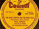 Bill Haley & The Four Aces - Cowboy CR 1201 MINT Rockabilly 78 RPM record 