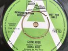 Diana Ross Surrender I’m A Winner UK Tamla Motown Promo Demo Northern Soul