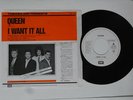 QUEEN I Want It All / Hang On In There Japan 7” PROMO RARE