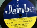FADILI AND ANDREA JAMBO WS199 AFRICA 78 RPM E- GUITAR MANDOLIN ***HEAR***