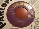 JOHNNY BRANDON SHIM SHAM SHUFFLE 1958 PARLOPHONE PURPLE / GOLD 45-R 4207  RARE