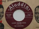 R&B Doo Wop THE MONITORS Candy Coated Kisses/Tonight's The Night ALADDIN 45 HEAR