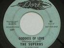 Northern Soul THE SUPERBS Goddess Of Love / One Bad Habit DORE Promo 45 HEAR MP3