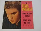 ELVIS PRESLEY HARD HEADED WOMAN JAPAN VICTOR SS-1097