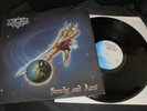 OVERDRIVE Swords And Axes PLANET Sweden 1984 EX/EX LP vinyl swedish metal