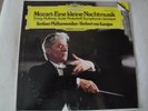 HERBERT VON KARAJAN MOZART EINE KLEINE NACHTMUSIK VINYL LP 1982 SERGE PROKOFIEFF