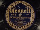 78 RPM -- King Oliver's Creole Jazz Band, Gennett 5134, E- glued hc