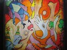 Meat Puppets - Sewn Together LP Mint- 20286 13261-1 Tie-Dye Rainbow Vinyl Record
