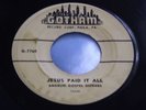 Rare Black Gospel 45: Angelic Gospel Singers   I Want To See Him  on Gotham 7760
