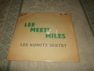 LEE KONITZ SEXTET - LEE MEETS MILES = EP MILES DAVIS / LEE KONITZ / MAX ROACH