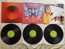 ROBIN TROWER X 3 LP (For Earth below, Live, In city dreams) UK green lbl all EX