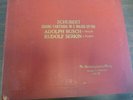 Schubert Grand Fantasia - Adolph Busch & Rudolf Serkin - HMV 78s - 1931