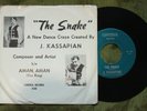 The SNAKE J. Jean Kassapian 45 Vinyl RARE Control PICTURE SLEEVE Funk Exotica