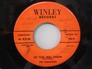 The PARAGONS So You Will Know/ Doll Baby 45 WINLEY 1st Press W-240-A 45/ 240 B