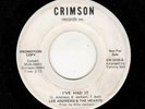 NORTHERN SOUL-LEE ANDREWS/HEARTS-CRIMSON 1015-I'VE HAD IT/LITTLE BIRD