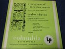 CARLOS CHAVEZ Program Of Mexican Music 10