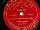 Billie Holiday and Her Orchestra COMMODORE 526 E+/V+ PRE WAR JAZZ 78
