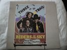 RIDERS IN THE SKY THREE ON THE TRAIL VINYL LP 1980 ROUNDER RECORDS COWBOY SONG