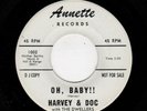 HARVEY (PHIL SPECTOR) & DOC (POMUS)/DWELLERS-ANNETTE 1002-OH, BABY /UNCLE KEV