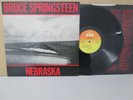 BRUCE SPRINGSTEEN- Nebraska LP (UK Vinyl EX-) 1982 Album LYRIC INNER