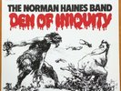 THE NORMAN HAINES BAND - den of iniquity - VINYL LP