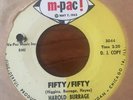 HAROLD BURRAGE Fifty Fifty M-pac  NORTHERN SOUL RARE PROMO 45 VG++