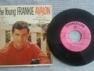 THE YOUNG FRANKIE AVALON  RARE 1959 B-5002 PINK LABEL, NM LP 45 RPM VINYL
