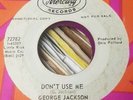 45 George Jackson Don't Use Me Mercury PROMO