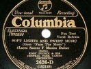 2 Columbia 78 RPM records Eddy Duchin 2626-D and Ben Selvin 2628-D