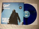 THE BEAT FEAT: RANKING ROGER PUBLIC CONFIDENTIAL BLUE TRANSPARENT VINYL SIGNED