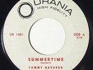 TOMMY NAVARRO Summertime / I'll Be Satisfied 45 on Urania R&B Popcorn